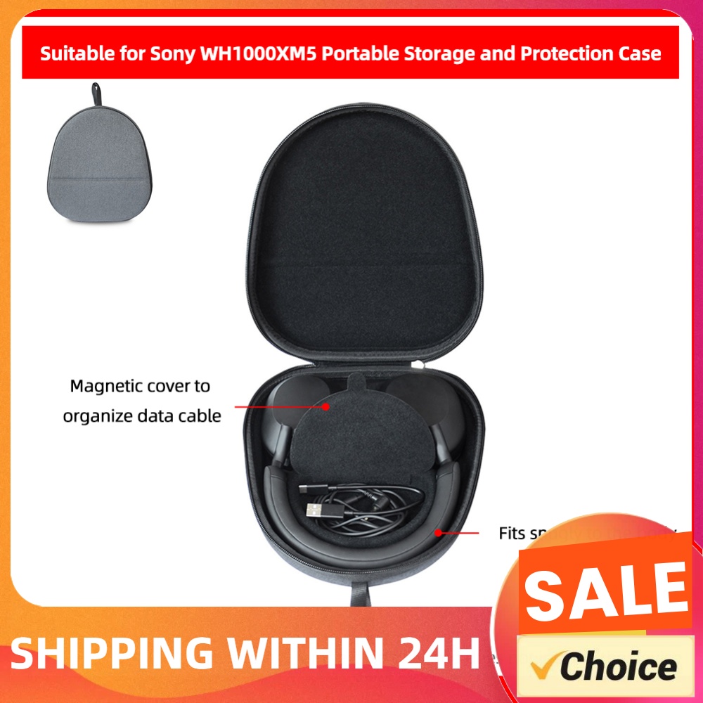 Headphone Case Hard - Estuche de transporte duro, bolsa de
